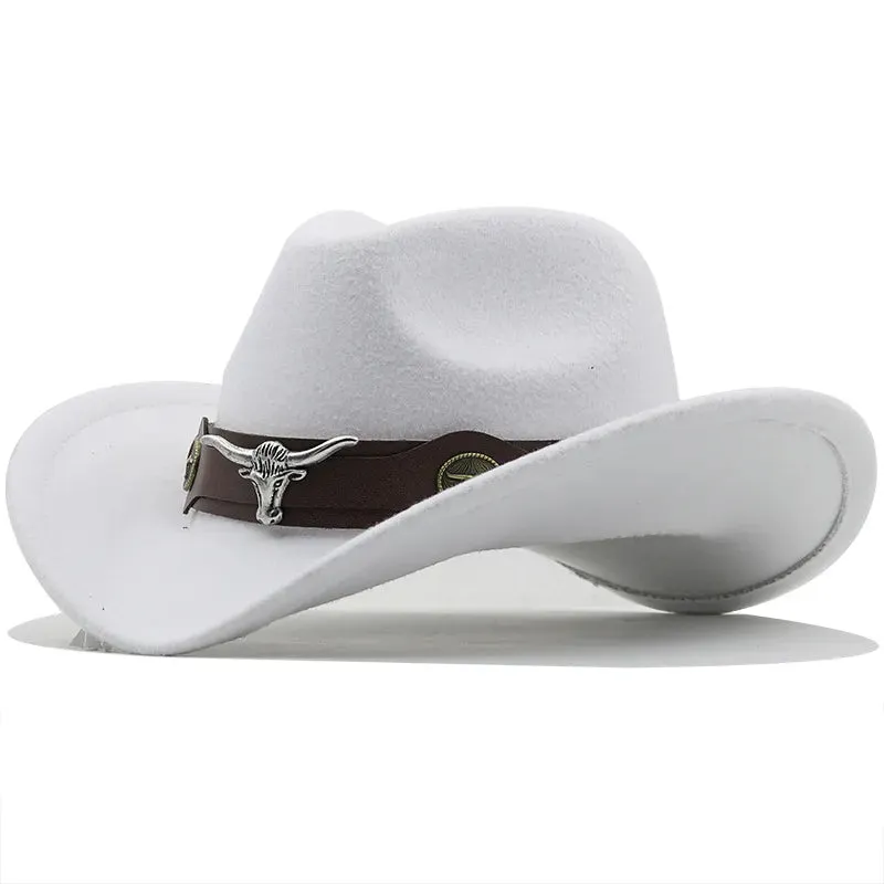 Red Wool Western Cowboy Hat