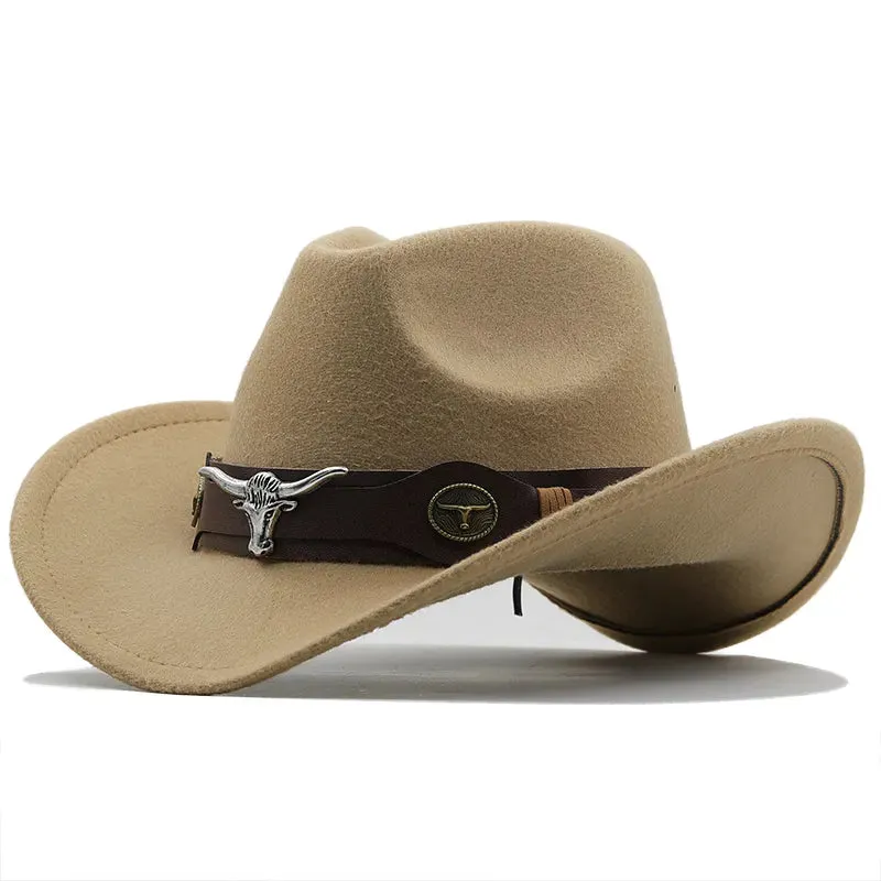 Red Wool Western Cowboy Hat