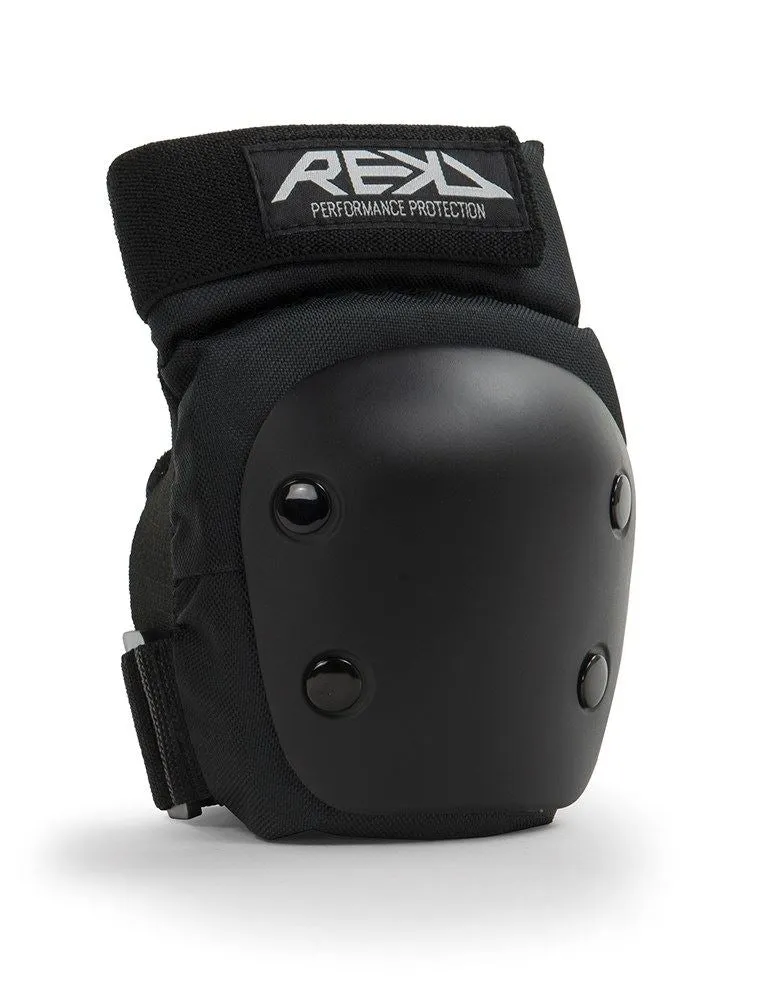 REKD Junior Heavy Duty Skateboard Skate Scooter BMX Triple Pad Set - Black
