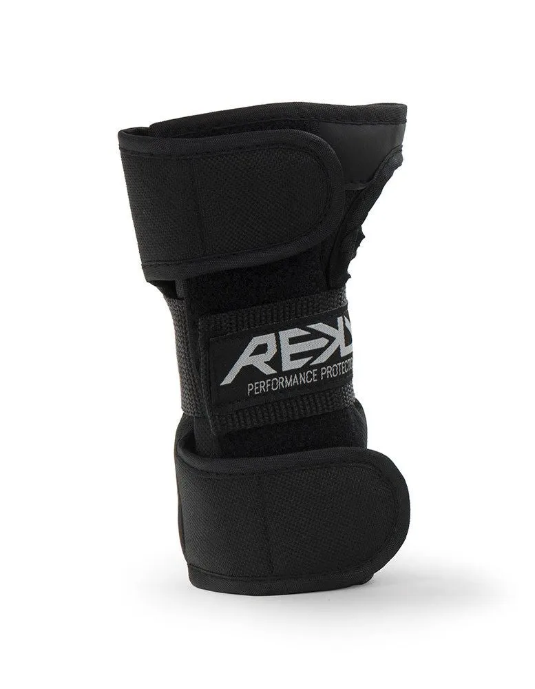 REKD Junior Heavy Duty Skateboard Skate Scooter BMX Triple Pad Set - Black