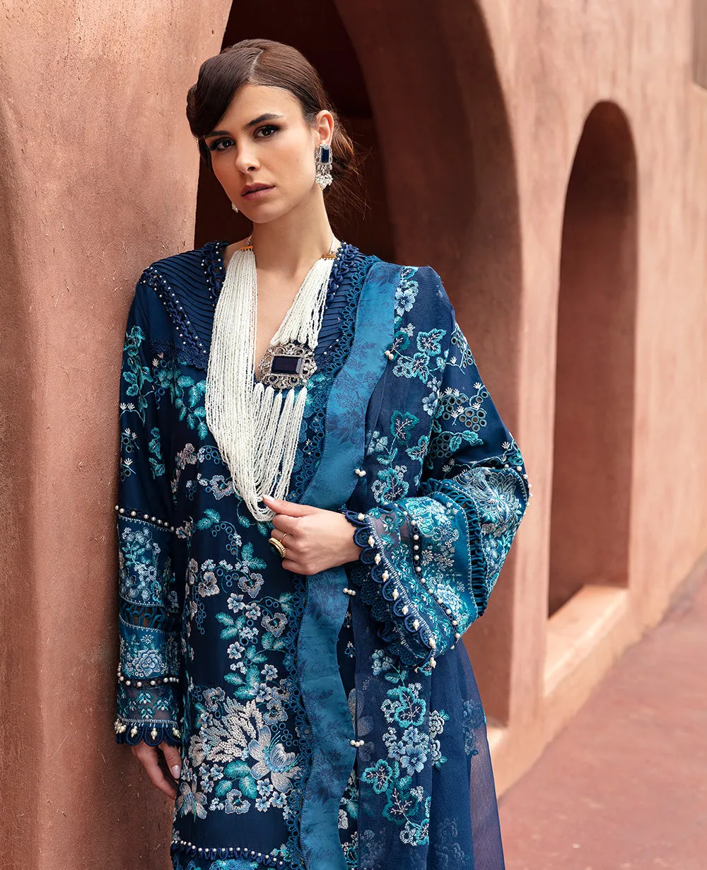 Republic Womenswear | Amaani - Eid Luxury Lawn 2023 | D3-A - NORA