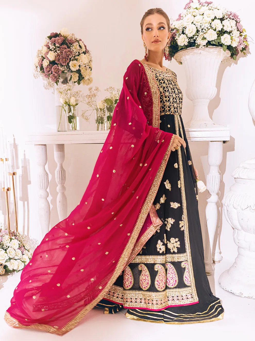 ROHEENAZ | SAWARIYA LUXURY KALIDAAR CHIFFON '23 - 02