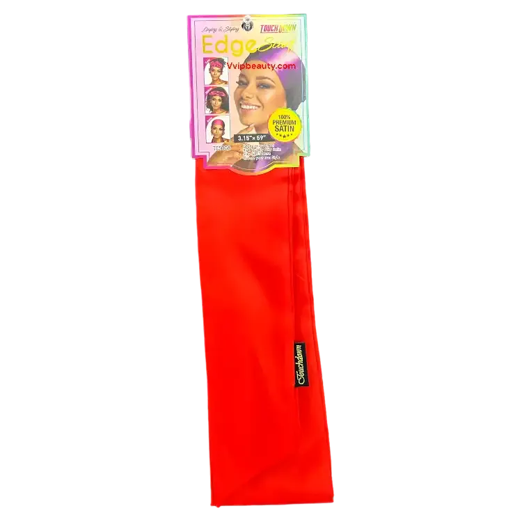 Satin Edge Scarf in Red: The Ultimate Hair Styling Accessory