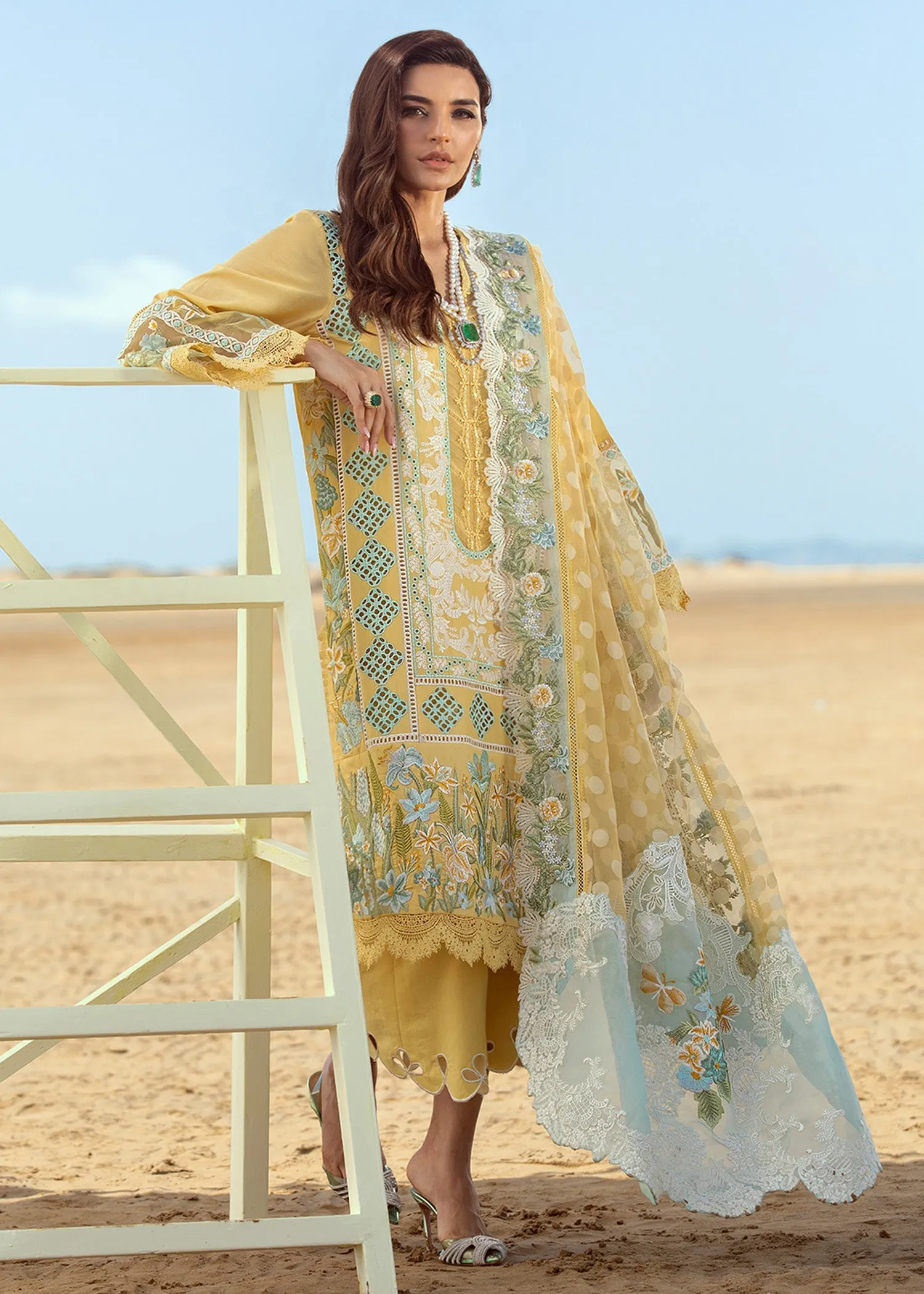 Serendipity - 5A - Amber | Crimson Serendipity Luxury Lawn Collection 2022
