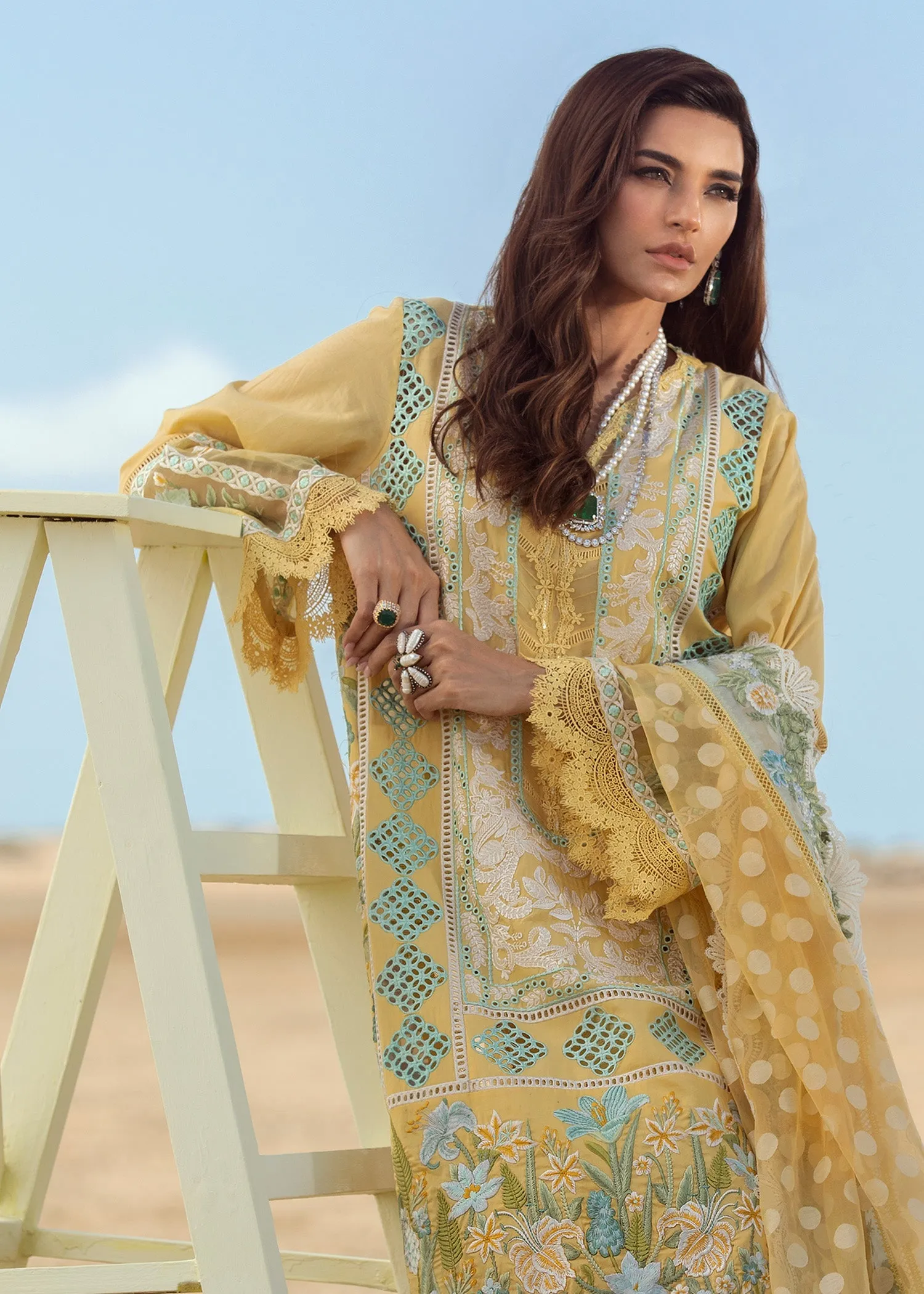 Serendipity - 5A - Amber | Crimson Serendipity Luxury Lawn Collection 2022
