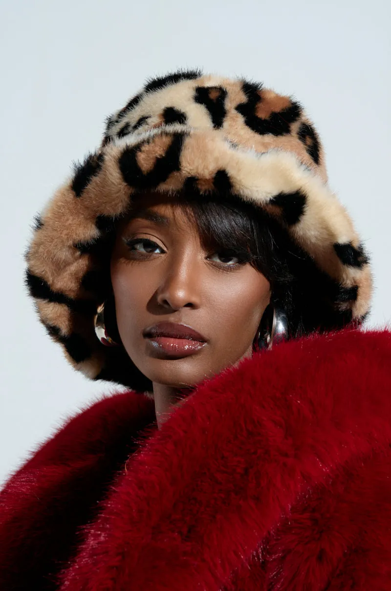 SISTA SISTA CHEETAH BUCKET HAT