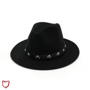 Skull Fedora in Multiple Colors