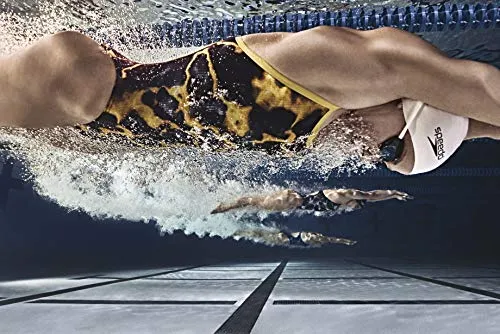 Speedo Silicone Swim Cap (Black)