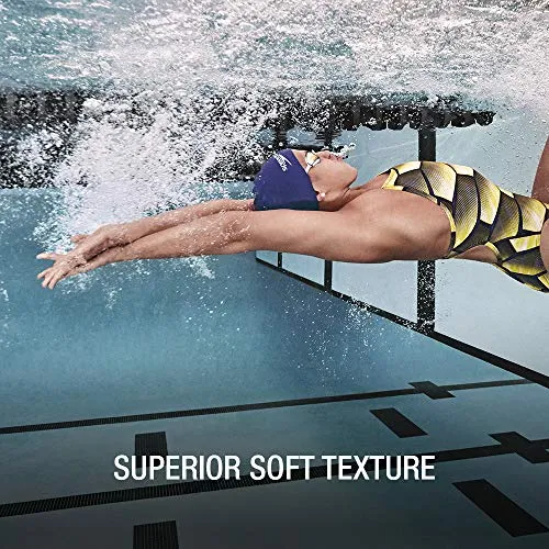Speedo Silicone Swim Cap (Black)