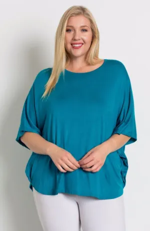 Teal Knit Top