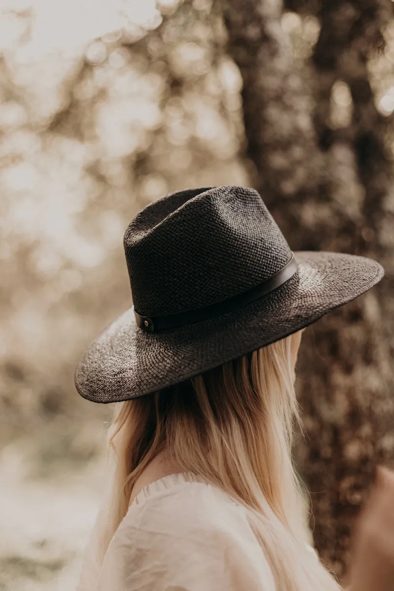 The Blake Paper Straw Fedora by West Von- Noir