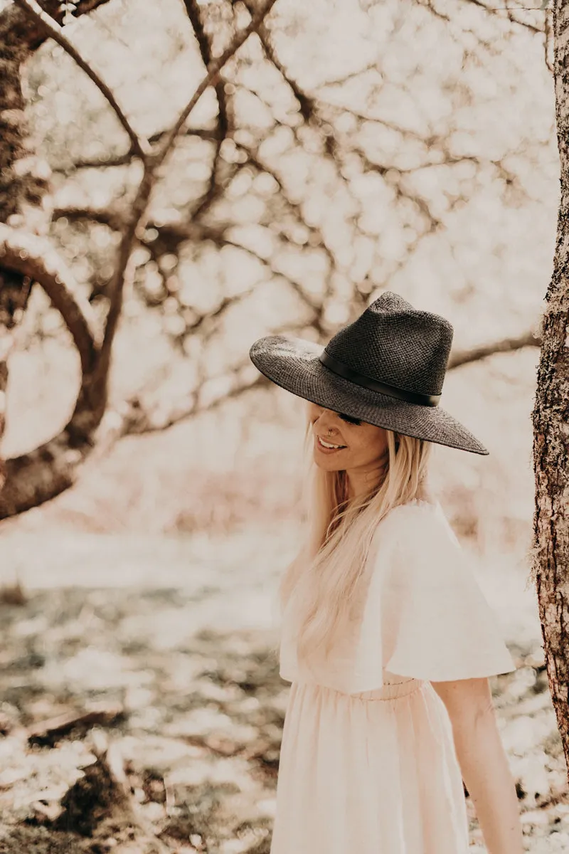 The Blake Paper Straw Fedora by West Von- Noir