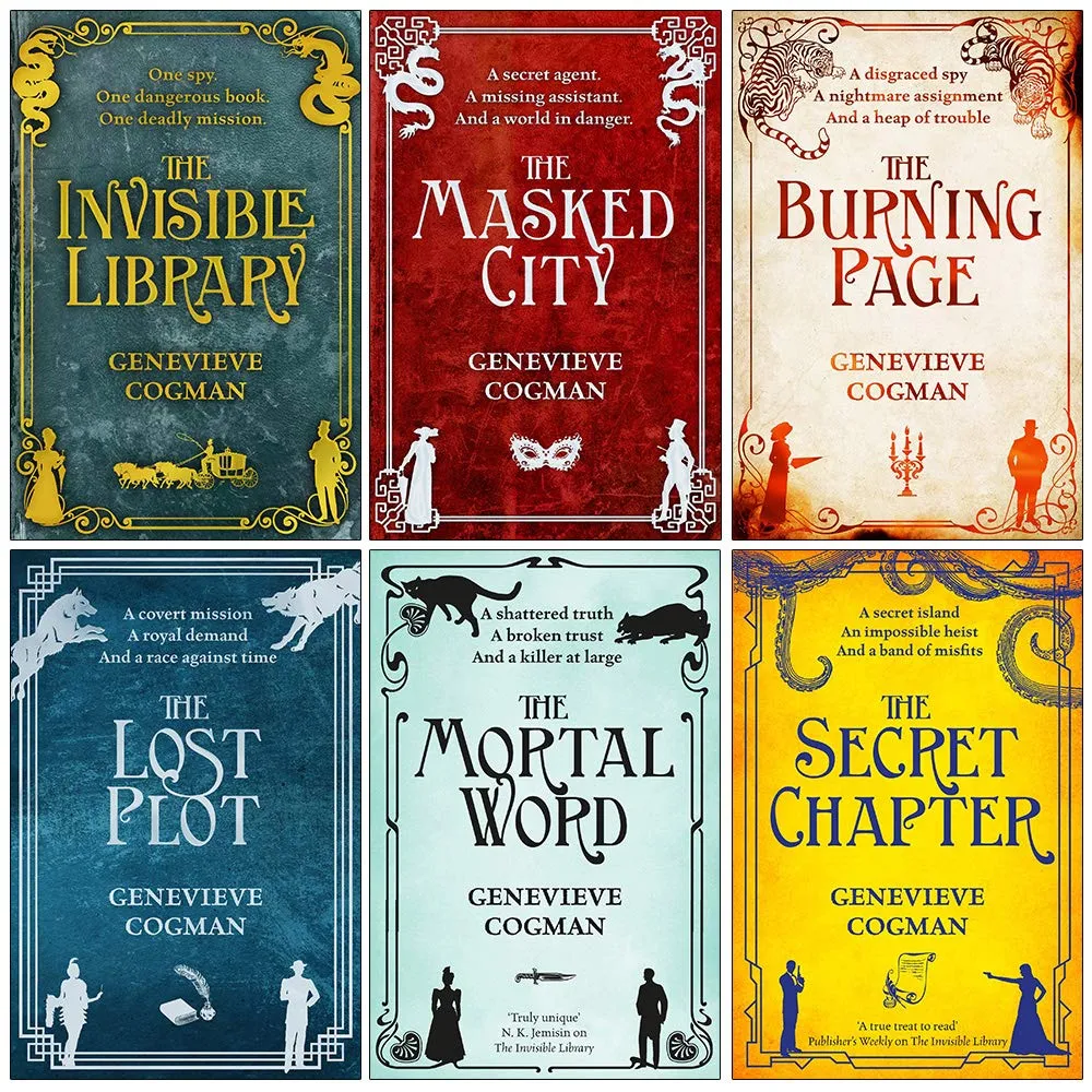 The Invisible Library Series 6 Books Collection Set by Genevieve Cogman