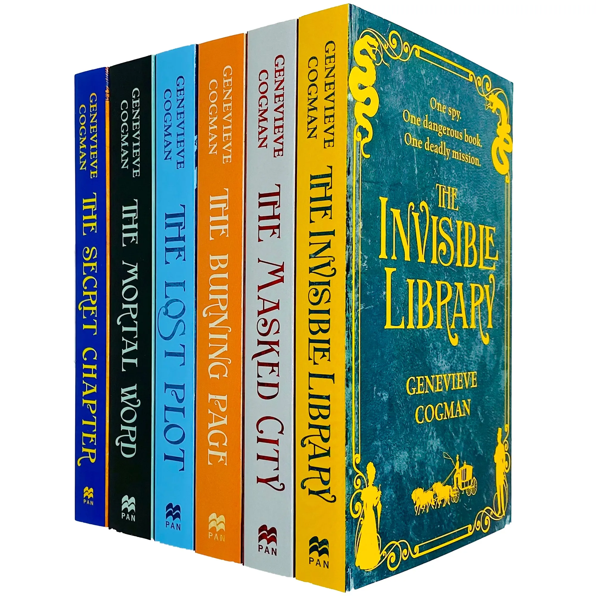 The Invisible Library Series 6 Books Collection Set by Genevieve Cogman