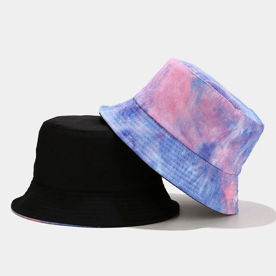 Tie-Dye Corduroy Bucket Hat