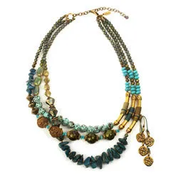 Treska | 3 Layer Beaded Necklace