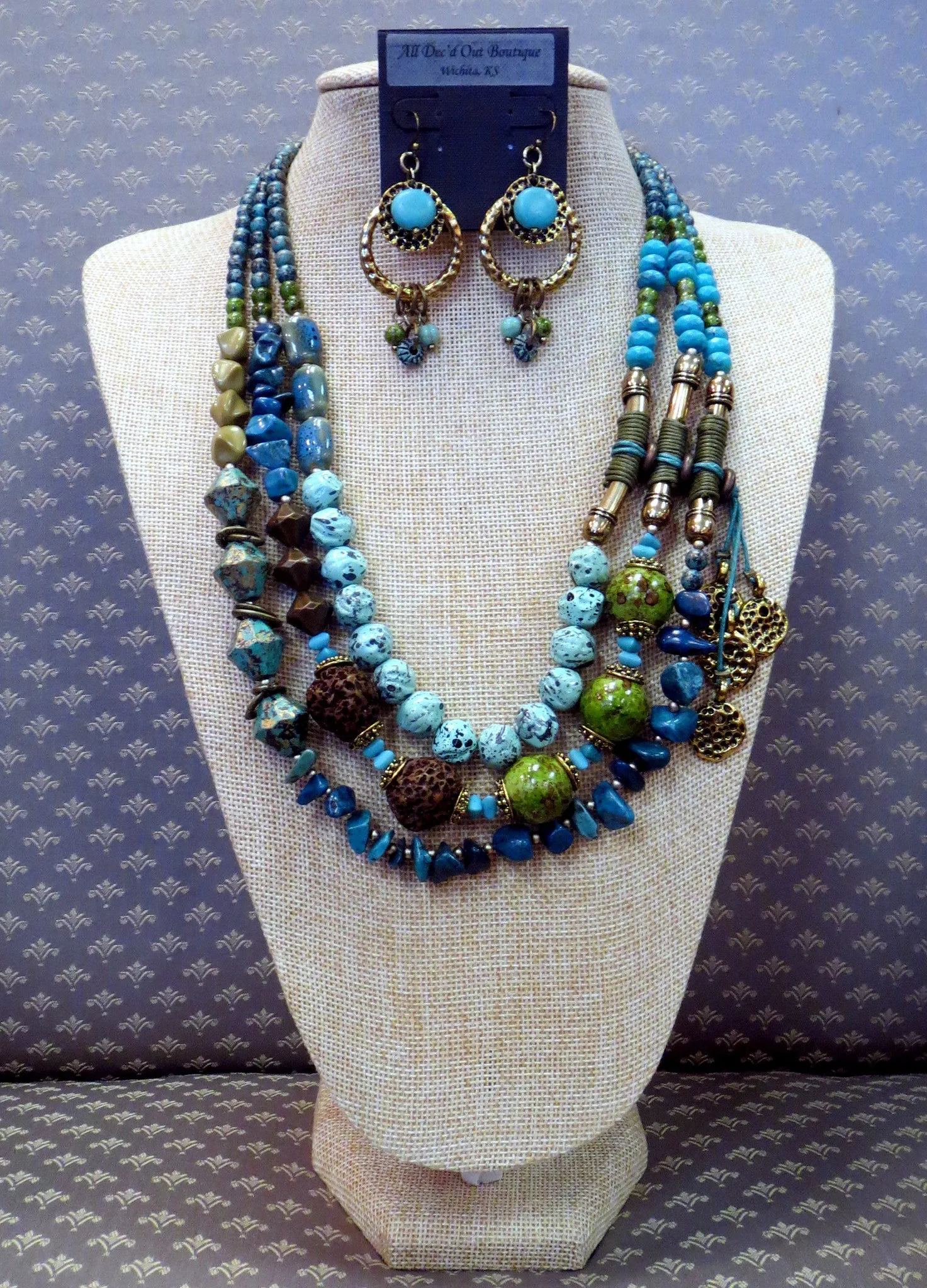 Treska | 3 Layer Beaded Necklace