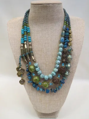Treska | 3 Layer Beaded Necklace