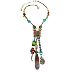 Treska | Beaded Ladder Necklace