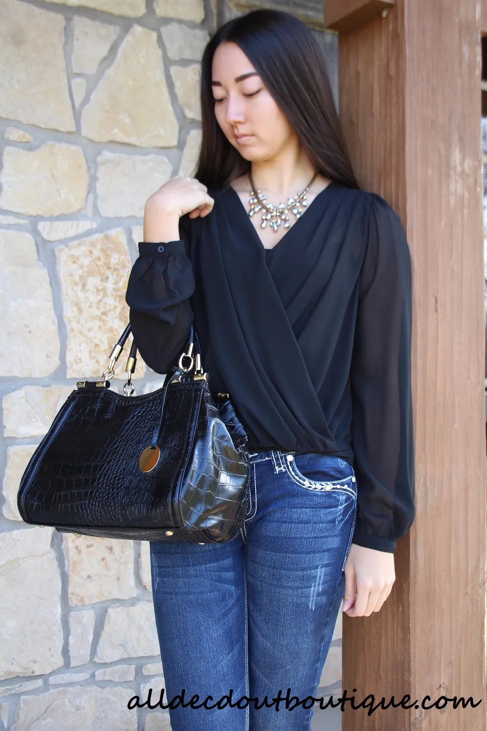 Treska | Gold, Pearl, Silver Fringe Necklace
