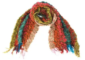 Treska | Ruched Scarf Multicolored