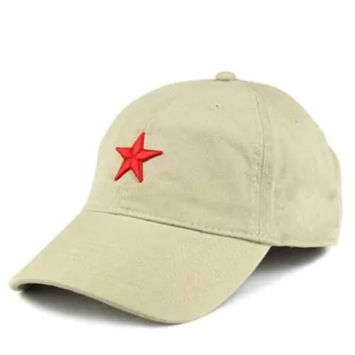 Unisex Baseball Cap Golf Hat Ball Five-Pointed Star Embroidery Casual Sun Caps Outdoor Sports Hat