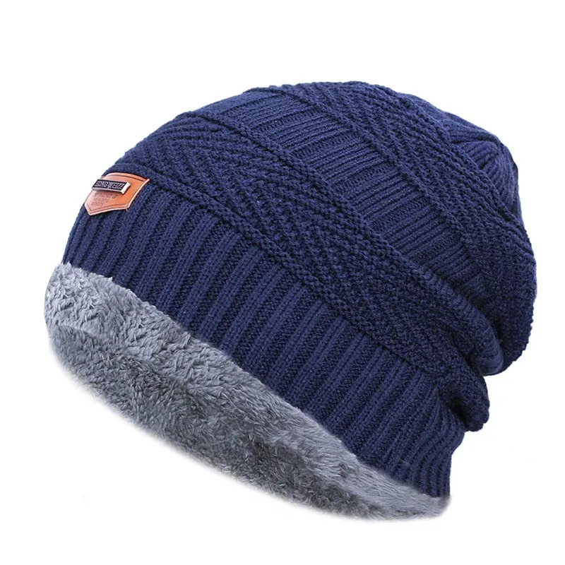 Unisex Men Women Warm Winter Knit Beanie Hat