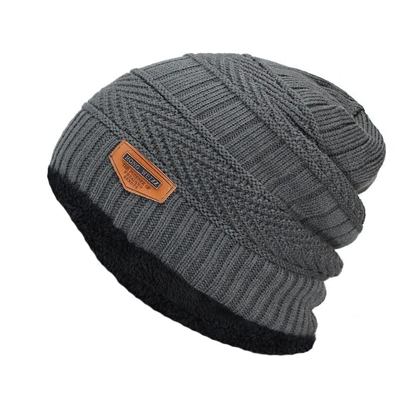 Unisex Men Women Warm Winter Knit Beanie Hat