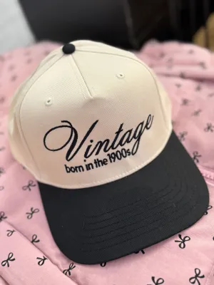Vintage 1900s 5 Panel Hat