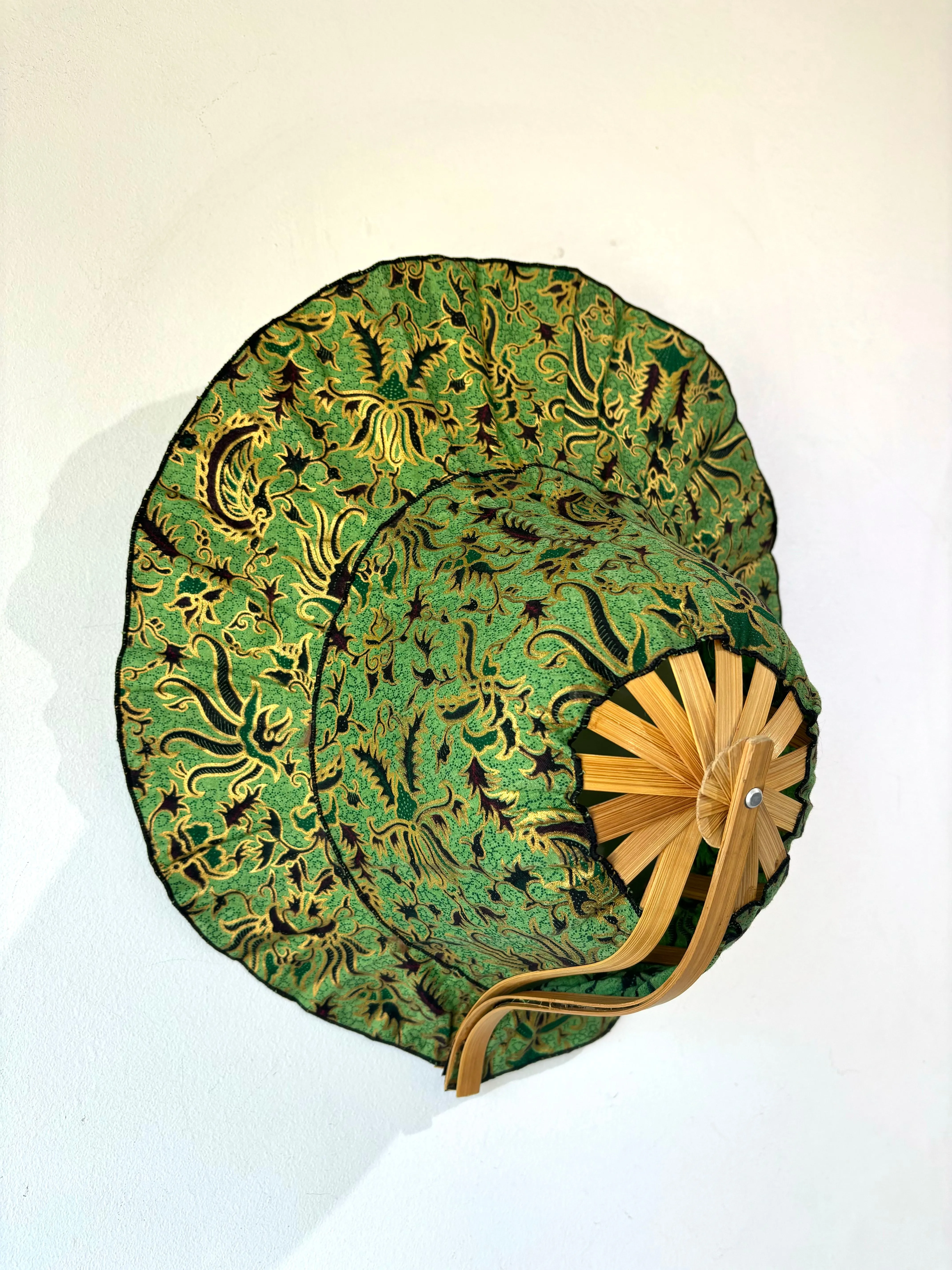 Vintage Woven Rattan Hat