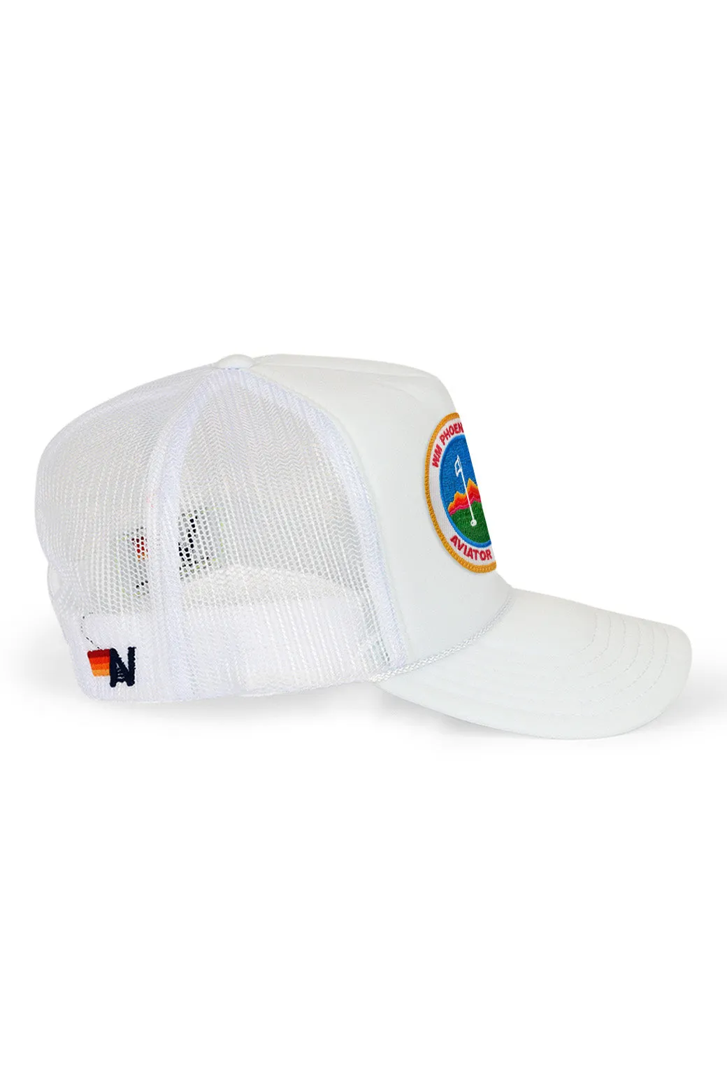 WM PHOENIX OPEN 2025 TRUCKER HAT - WHITE
