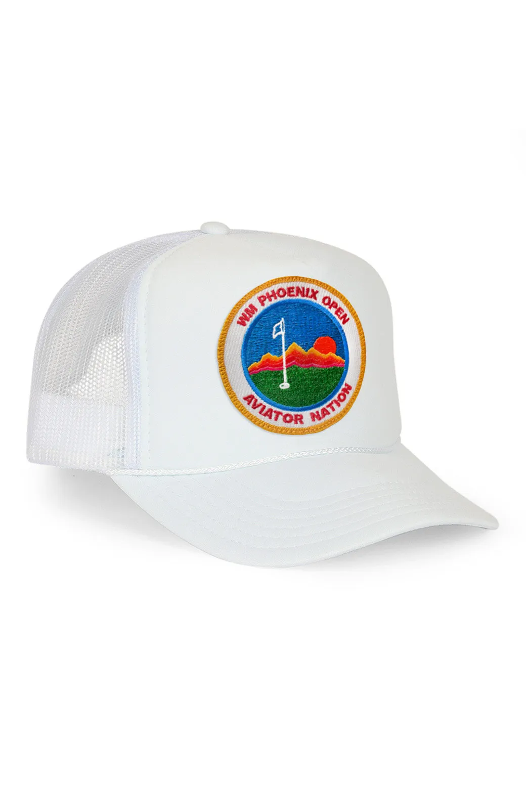 WM PHOENIX OPEN 2025 TRUCKER HAT - WHITE