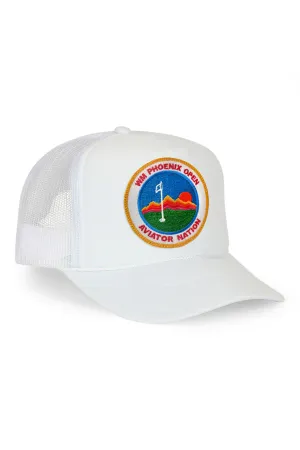 WM PHOENIX OPEN 2025 TRUCKER HAT - WHITE