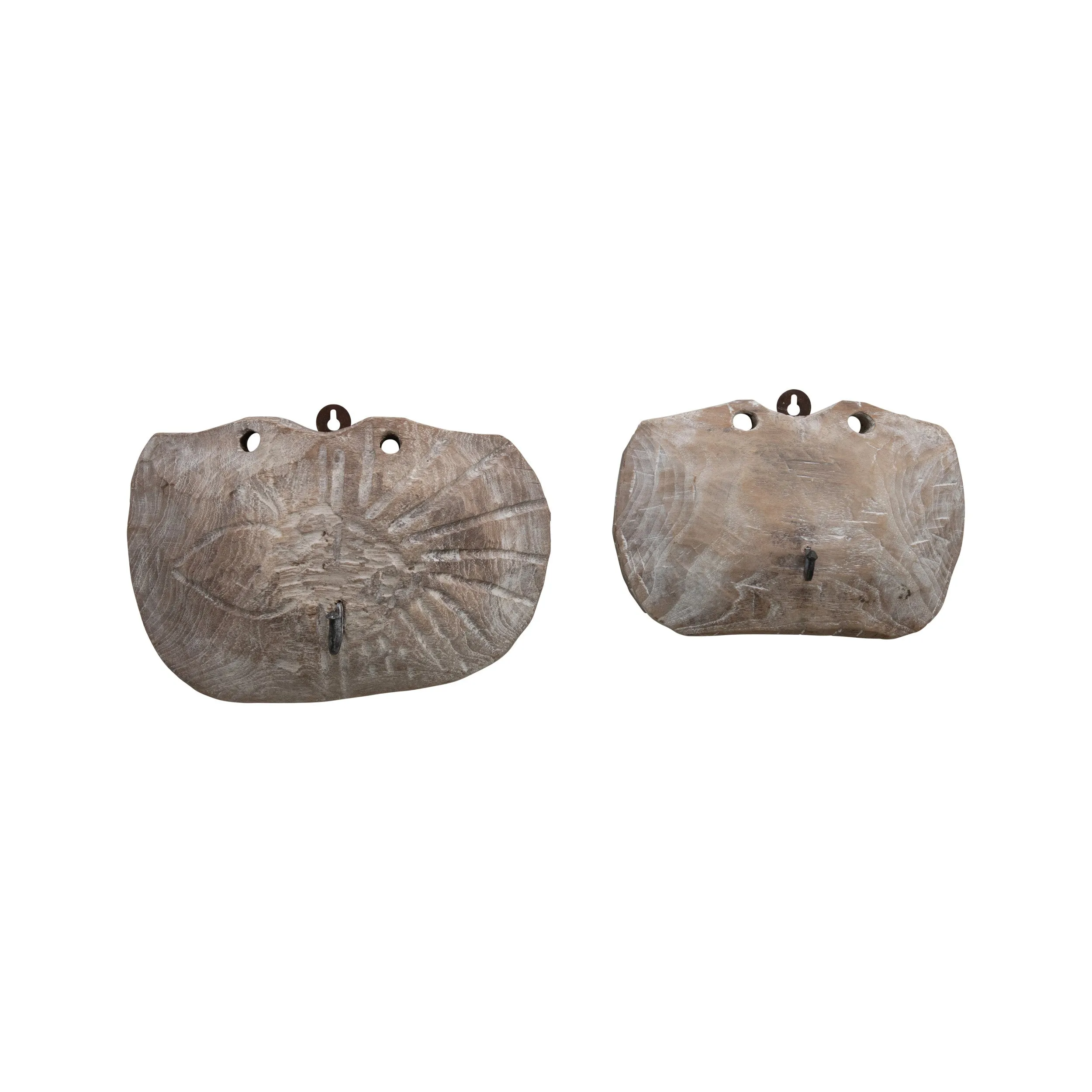 Wood Cow Bell Wall Hook