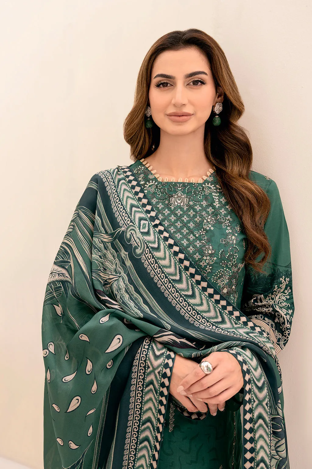 Y-705 |  Ramsha Riwayat Luxury Lawn Vol 7 Collection| Unstitched Lawn Embroidered Suits